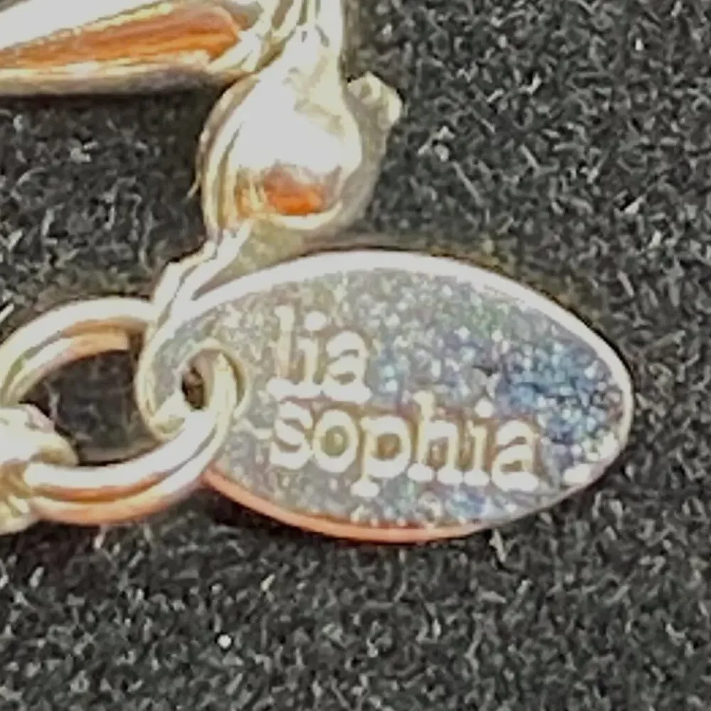LIA SOPHIA Multicolored Crystals Beads Necklace ~ Choker Tennis Silver Necklace